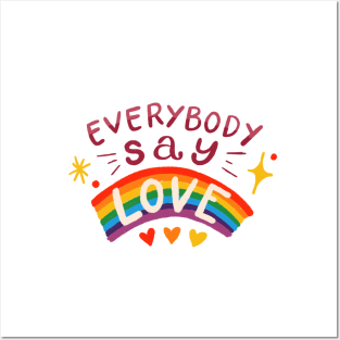 Everybody Say LOVE Posters and Art